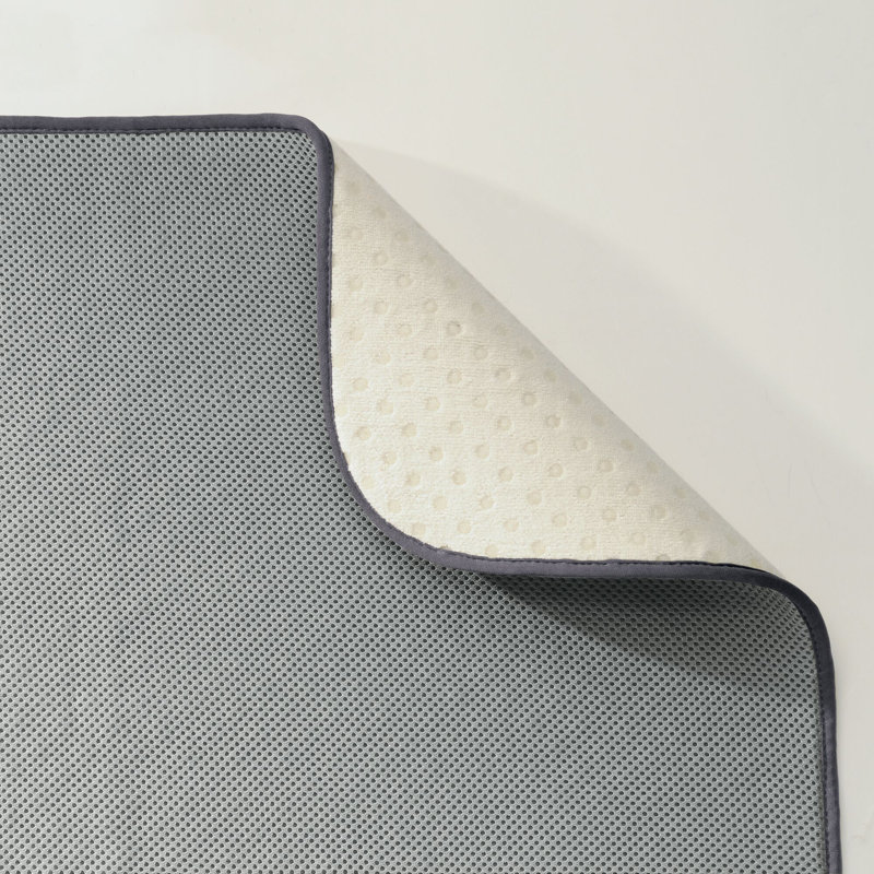 Tapis pour salle de bain iDry, Étain
