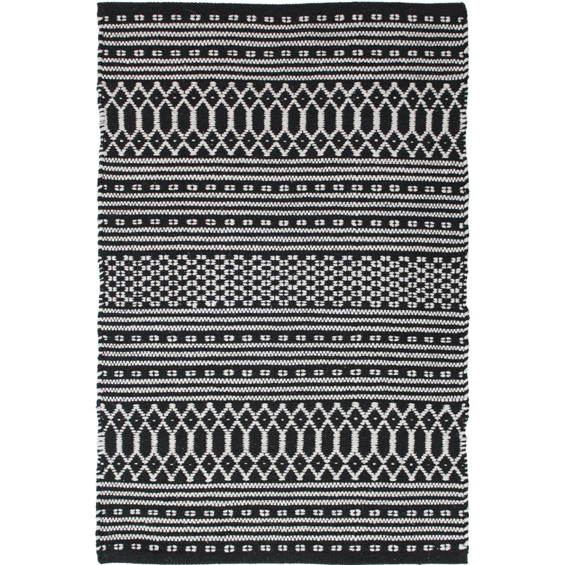 Tapis en coton Alizza, Tapis de couloir 2 pi 4 po x 7 pi 10 po