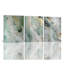 Sage Green Decor - Art mural abstrait, impressions sur toile vert émeraude, art mural pour ensemble de chambre à coucher, ensemble de 3 œuvres d'art abstraites pour la maison