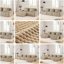 Canapé modulaire en L 82 po pour salon modulaire en tissu de Flannelette de 82 po, canapé surdimensionné à 2 places, canapé sans os, repose-pieds mobile, connexion à boucle, conception antidérapante, sans assemblage, chameau clair