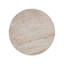 Outdoor/Indoor Lightweight Concrete Side Table/Travertine Finish