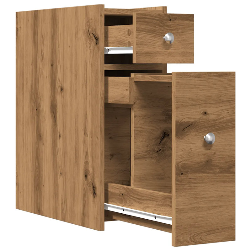 Arsis Bathroom Cabinet, Artisan oak