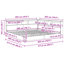 Bookcase Bed Engineered Wood-579053342-579053312