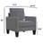 Amatul 31.5" Wide Polyester Armchair-779823956