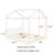 Queen Size House-Shaped Canopy Bed-114223874