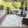Machine Washable Indoor/Outdoor Bourkelands ACN2344 Geometric Rug