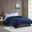 Couverture en duvet synthétique toutes saisons, couverture matelassée légère et douce, jeté luxueux avec bordure en satin pour lit-105690063-111941733