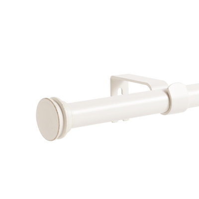 5/8" Single Curtain Rod With Nerveux Finials