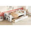 Lit de jour avec tablettes et tiroirs-383929720
