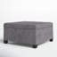 Della Button Tufted Square Storage Ottoman-20556601