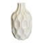 Vase alvéolaire en céramique alvéolaire de 8 po - Décoration de table contemporaine ivoire pour la maison ou le bureau - Décoration de centre de table de mariage - Idée cadeau facile-92644696