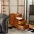 Premium Wood Side Table With Drawers And Shelf