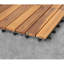 Dalles de terrasse emboîtables en bois d'acacia de 30 cm x 30 cm-113988961