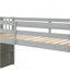 Lit mezzanine avec escalier, gris-745965265