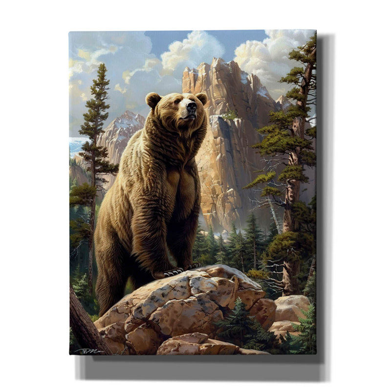 Art mural sur toile Millwood Pines, H 34 po x l 26 po x P 1,5 po