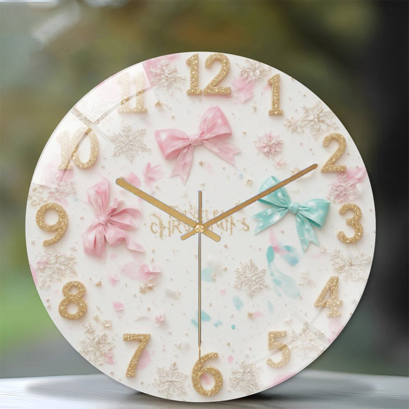 Horloge murale de Noël 12 po