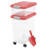 35 Lbs. WeatherPro Airtight Stackable Pet Food Storage Container Combo with Scoop & Treat Box-588354598