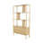 Masie 71"H x 35.4"W 2-Drawer Oak Bookcase,