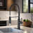 Touch Kitchen Faucet With Pull Down Sprayer-110958454