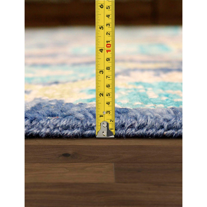 Oriental Area Rug in Blue