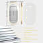 Ashlie Aluminium Oval Wall Mirror-640777426