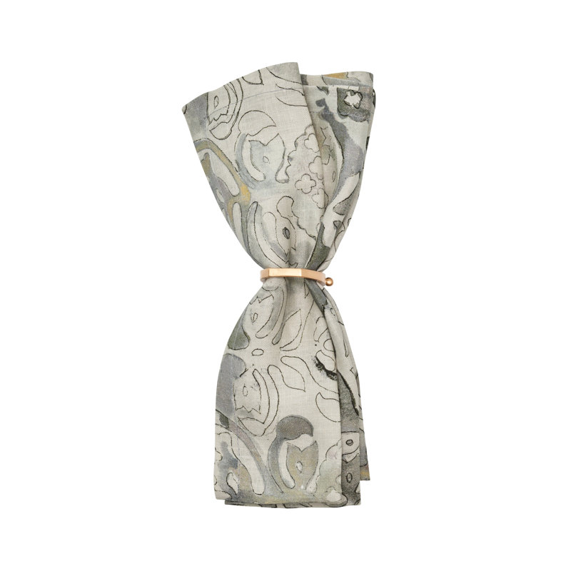 Giverny Napkin, Natural/Gray