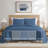 Swift Home Crinkle Washed 3-Piece Microfiber Quilt Set -  Ultra-Soft, Versatile, Classic, Timeless - All-Seasonal, Durable, Easy Care-140175517-140150374