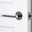 Viaggio Circolo Rosette Passage (Hall & Closet) with Milano Lever-1114704223-1114704222-1114704218