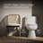 San Souci™ 1.28 GPF Water Efficient Round One-Piece toilet (Seat Not Included)