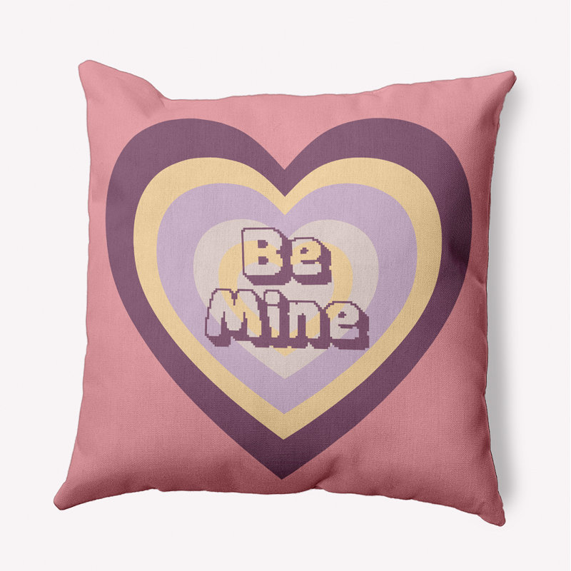 Coussin décoratif en polyester intérieur / extérieur, H 16 po x l 16 po, Carré