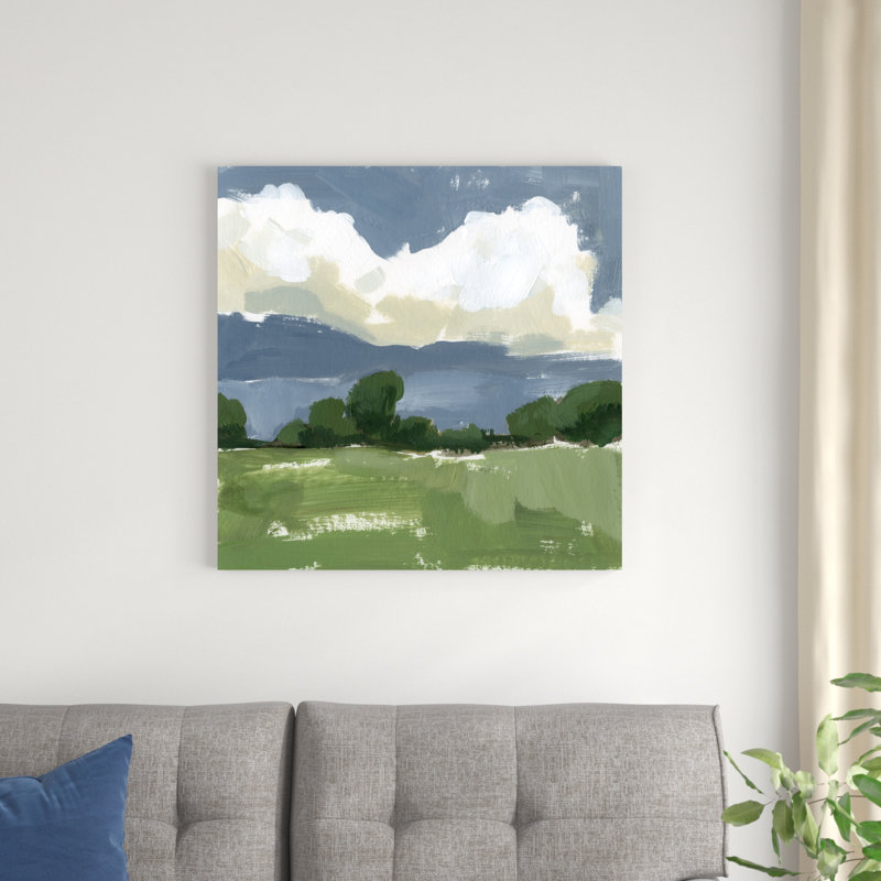Spring Meadow Study II, H 30 po x l 30 po x P 1,25 po