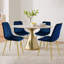 Chaise d'appoint en velours Heffron-2095468984
