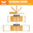 Bamboo Expandable  Bath Tray Style 01