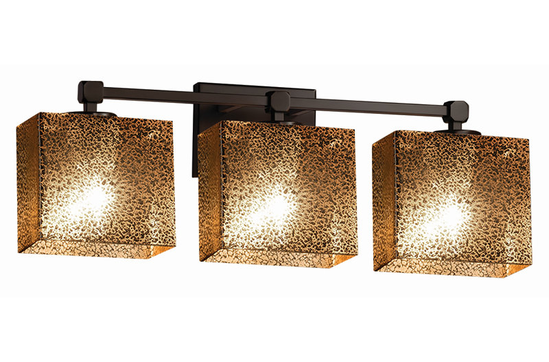Éclairage pour meuble-lavabo 3 lumières Casson, Bronze foncé