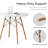 5 Piece Round Dining Table with Chairs Set for 4, 35.5/31.4 Inch Dining Room Table Set-32835210-32835131