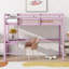 Lit mezzanine simple Ayce avec bureau et garde-corps, bois d'hévéa Ayce-115675306