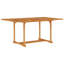 Drumnadrough 6 - Person Teak Wood Patio Dining Set with Rectangular Table