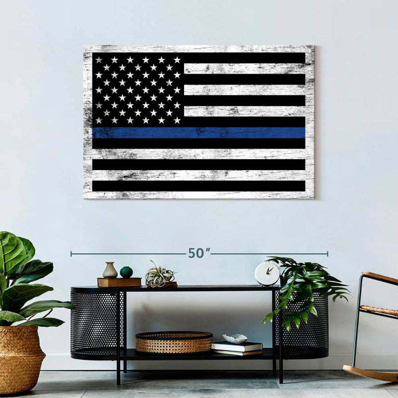 Lelar Police Support Flag, 30" H x 45" W