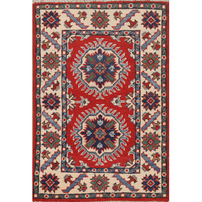 Tapis décoratif géométrique Kazak