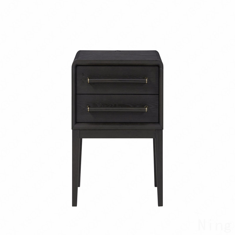 Table de chevet de petite taille, Noir