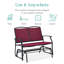 Fauteuil oscillant d'extérieur en métal Nethuki-1977410468