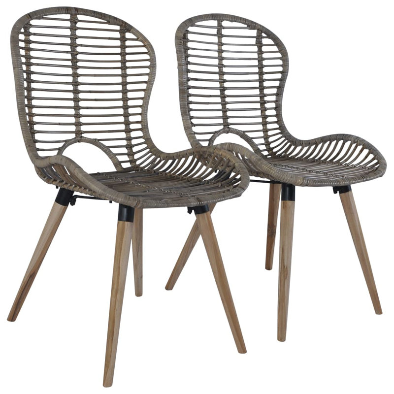Outdoor Patio Dining Side Chair, Grey
