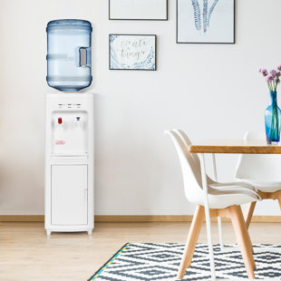 Giantex White Free Standing Top Loading Electric Water Dispenser