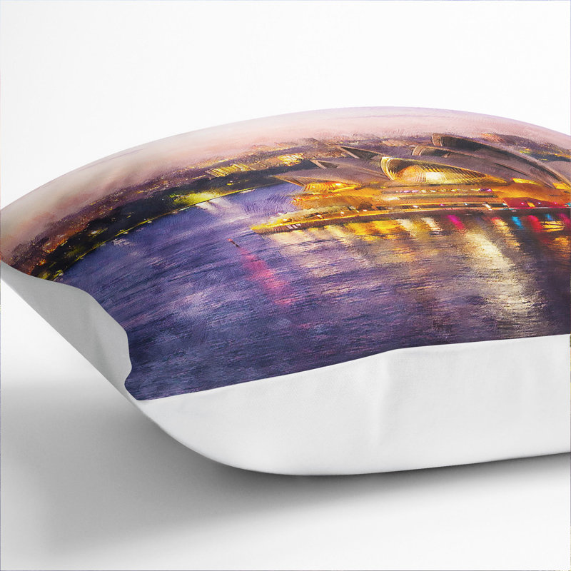 Square Cushion, 55cm H x 55cm W x 20cm D, White