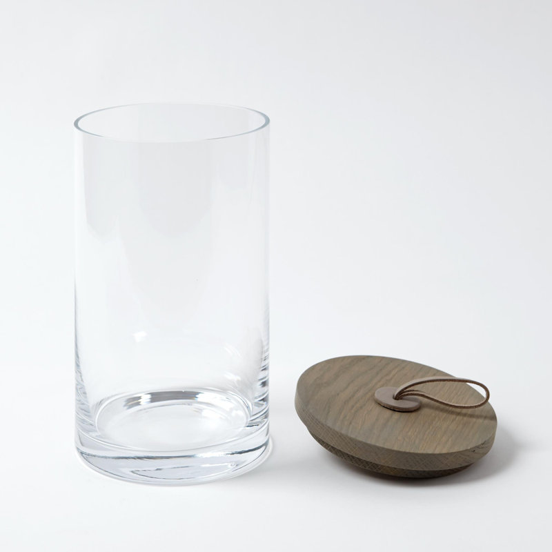 Rustic Canister, 10.5" H x 6" W x 6" D