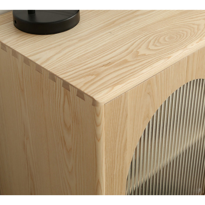 Double Door Three Drawer Accent Cabinet