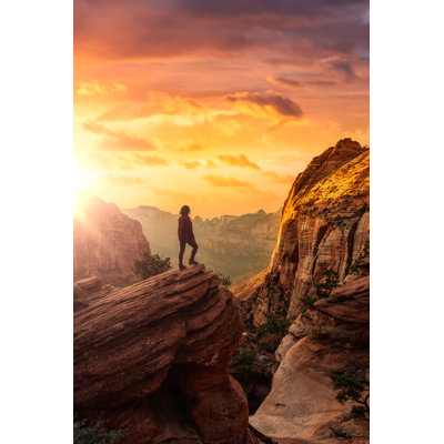 Foreston Woman by Edb3_16 - Wrapped Canvas Print