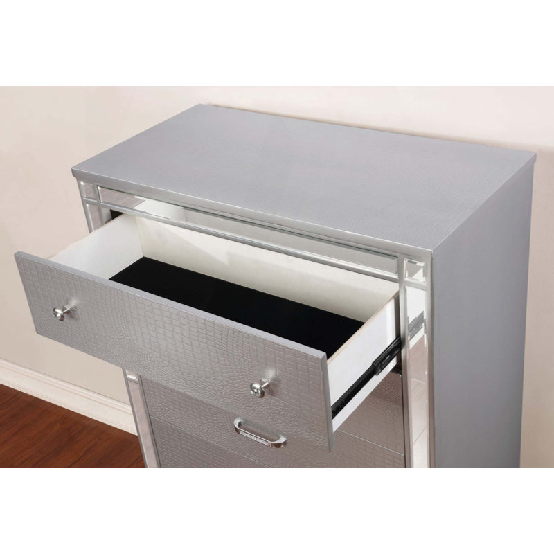 Table de chevet 1Pc, Argent argent