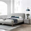Table de chevet 2 tiroirs Grey Boucle