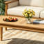 Table basse en acacia, table basse moderne, table basse en bois, table basse rectangulaire
